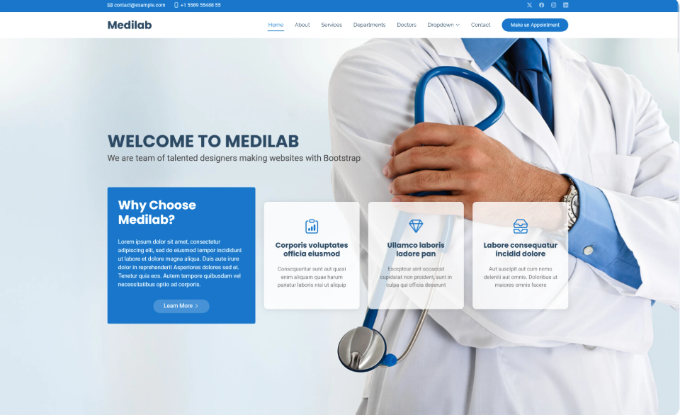 Healthcare Website